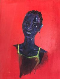 MA Ahmed Medy Maubaka, Natural Beauty 3, 2022, Acryl auf Leinwan, 80 x 60 cm, signiert